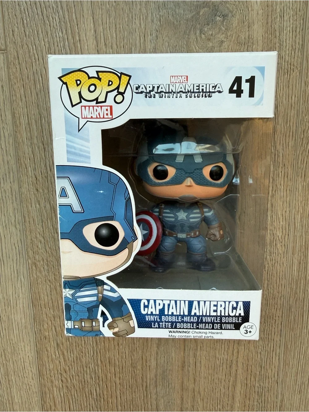 Funko Pop Marvel Captain America #41 Winter Soldier Vaulted 2014 Stealth Suit - Picture 2 of 11